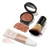 Laura Geller York ReadyNRadiant Kit 3 Pc Baked BronzeNBrighten Deep + Spackle SuperSize Skin Perfecting Primer Champagne Glow + Retractable Angled Kabuki Brush