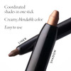 Laura Geller York SwipeNLine DualEnded Eyeshadow + Eyeliner Earthy TaupeGreen/Warm Green Cream Eyeshadow and Smooth Glide Eyeliner Waterproof and CreaseFree Color