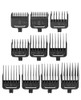 Oneisall Attachment Guide Comb Guards Dog Clippers Rfc676#1#8 1.5Mm/3/Mm/4.5Mm/6Mm/10Mm/13Mm/16Mm/19Mm/22Mm/25Mm Cut Length Black 10Pcs