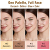 Ucanbe 26 Colors 4In1 MultiUse Face Palette LongLasting Makeup Palette With 8 Concealers 6 Contours 6 Highlighters And 6 Blushes All In One Palette High Coverage And TravelFriendly