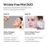Sungboon Editor Wrinkle Mist Duo: Deep Collagen Power Boosting Mask Sheets 4Ea and Deep Collagen Barrier Serum Mist Hydrating Set For Women and Moms Korean Skincare