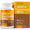 owegel Liposomal Vitamin E Tocotrienols 1000mg High Potency Tocotrienol Supplements 95% Delta and 5% Gamma Tocotrienols 60 Softgels