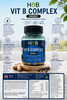 Holland & Barrett Vitamin B Complex – Energy Support Helps Reduce Tiredness and Fatigue with B1, B2, B6, B12, Niacin Folic Acid and Biotin Vegan 60 Tablets 1 A Day