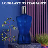 NovoGlow Blue For Men - 3.4 Fl Oz Eau De Parfum Spray for Men - Long Lasting Warm Masculine & Spicy Fragrance Smell Fresh All Day Long Gift for Men for All Occasions