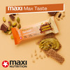 MaxiNutrition Pistachio Spread Protein Waffle Bar 12 x 39g bar, 10g protein, 199 kcal, 13g carbs per serving