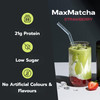 MaxiNutrition MaxMatcha Strawberry Whey Protein 300 g, with Japanese Matcha, Sugar Free & Low Fat, 21g Protein per Serving, 112 Calories. NO Artificial Colours & Flavours