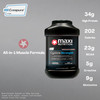 MaxiNutrition - Cyclone, Chocolate - Premium Whey Protein Powder with Added Creatine – Low in Sugar and Fat, Vegetarian-Friendly - 31g Protein, 1.26kg. NO Artificial Colours OR Flavours