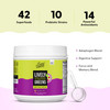 LIVELY VITAMIN CO Lively Greens w/Reds - 42 Superfood Ingredients - Memory, Focus, Mood, Digestion & Energy - Brain, Immune, Digestive & Heart Health - Bloating - Probiotics - Adaptogens - 16.19oz