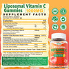NEVISS Liposomal Vitamin C Gummies for Women and Men, Easy to Chew, 1 Pack