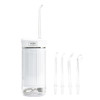 Whites Beaconsfield Water Flosser (White) | Portable Dental Water Flosser for Teeth & Gums | Rechargeable, Cordless, 4 Cleaning Modes, 230ml Tank | Electric Teeth Cleaner for Home & Travel