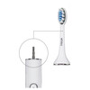 Whites Beaconsfield Replacement Toothbrush Heads - 2 Pack, Compatible with Whites Sonic LED Electric Toothbrush (Previous Design Toothbrush), Precision Clean, Easy to Replace, Long-Lasting Performance