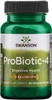 Swanson Probiotic-4 3 Billion Cfu 60 Veg Capsules