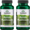 Swanson Reishi Mushroom 600 mg 60 Caps 2 Pack