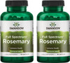 Swanson Full Spectrum Rosemary - Herbal Supplement Promoting Immune Health Support - Natural Formula to Help Defend The Body & Support Overall Wellness - (90 Capsules, 400mg Each) 2 Pack