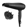 Remington D3190 Damage Protection Hair Dryer with Ceramic + Ionic + Tourmaline Technology, Black, 3 Piece Set