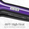 Remington S5520 ¾" AntiStatic Flat Iron with Floating Ceramic Plates and Digital Controls Hair Straightener, Purple, 1 Count