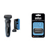 Braun Electric Razor for Men, Series 5 5018s Electric Foil Shaver with Precision Beard Trimmer, Rechargeable, Wet & Dry with EasyClean & New Generation Electric Shaver Replacement Head