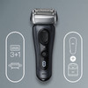 Braun Electric Razor for Men, Series 8 Foil Shaver with Precision Beard Trimmer, Wet & Dry Shaver with Cleaning & Charging 4-in-1 SmartCare Center and Travel Case, Grey