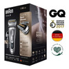 Braun Electric Razor for Men, Waterproof Foil Shaver, Series 9 9390cc, Wet & Dry Shave, With Pop-Up Beard Trimmer for Grooming, Cleaning & Charging SmartCare Center and Leather Travel Case, Silver