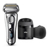 Braun Series 9 Electric Shaver for Men 9292cc, Wet and Dry, Integrated Precision Trimmer, Rechargeable and Cordless Razor with Clean & Charge Station and Travel Case, Silver