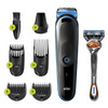 Braun Hair Clippers for Men MGK3245, 7-in-1 Beard Trimmer, Mens Grooming Kit, Cordless & Rechargeable with Gillette ProGlide Razor