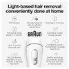 Braun IPL Hair Removal for Women and Men, Silk Expert Pro 3 PL3221, FDA Cleared, for Body & Face, At-Home Permanent Hair Reduction, Laser Alternative, With Venus Razor, Pouch, Wide and Precision Heads