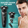 Philips Electric Shavers for Men Rechargeable AquaTouch Mens Electric Shaver Wet and Dry with Comfort Cut Blades and Click-on Precision Trimmer Cordless Electric Razors with 5D Flex Head