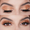 Klara Cosmetics Coachella Creamy Earthy Bronze Nude Tone Blendable Buildable CreaseFree EasyBlend Long Lasting Waterproof 100% Color Pigment Eyeshadow Palette (Model KcCoach1)