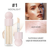 Meicoly Liquid HighlighterLong Lasting Liquid Luminizer Shimmer StickWaterproof Smooth Highlight Face IlluminatorSilky Natural Glow Makeup Sparkly Highlighters For Face01 Enlighten