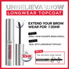 L'Oreal Paris Unbelieva-Brow Longwear Eyebrow Topcoat, Waterproof, Smudge-resistant, Transfer- Proof, Quick Drying, Easy and quick application with precise brush, Universal Transparent, 0.15 fl. oz.