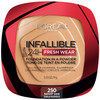 L'Oreal Paris Infallible 24 Hour Fresh Wear Waterproof Powder Foundation, 250 Radiant Sand