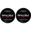 L'Oreal Paris Makeup Infallible Pro Sweep and Lock Translucent Loose Setting Powder, Controls Shine and Blurs Pores, Sets Makeup, Long-Lasting & Lightweight, 2 Count