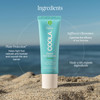 COOLA Organic Face Sunscreen SPF 30 Sunblock Lotion Dermatologist Tested Skin Care for Daily Protection Vegan and Gluten Free Cucumber 1.7 Fl Oz