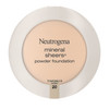 Neutrogena Mineral Sheers Compact Powder Foundation, Lightweight & Oil-Free Mineral Foundation, Fragrance-Free, Natural Ivory 20,.34 oz (Pack of 2)