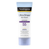 Neutrogena Ultra Sheer Dry-Touch Sunscreen Lotion, Broad Spectrum SPF 55 UVA/UVB Protection, Light, Water Resistant, Non-Comedogenic & Non-Greasy, Travel Size, 3 fl. Oz