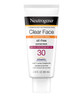 Neutrogena Clear Face Break-Out Free Liquid-Lotion Sunscreen SPF 30 3 oz (Pack of 2)