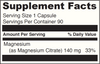 DaVinci Magnesium Citrate90 vcaps