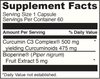 DaVinci Curcumin C3 Complex60 caps