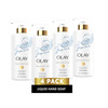 Olay Cleansing & Nourishing Hand Wash with Vitamin B3 + Hyaluronic Acid, 10.1 Fl Oz (Pack of 4)