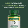 Nature's Bounty Vitamin D3 5000 IU Softgels Rapid Release Immune Support Vitamin D Supplements 150 Ct