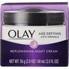 Olay Age Defying Night Cream Anti-Wrinkle Replenish 2 Ounce Jar (60ml) (3 Pack)