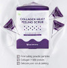 MIZON Collagen Milky Peeling Scrub, Collagen Scrub, Exfoliating Face, Body Scrub, Radiant Skin (7g*24ea)