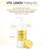 MIZON Vita Lemon Peeling Gel, Lemon Peel Oil and Sparkling Water, Skin Tightening, Moisturizing, Skin Vitality, Removes Dead Skin Cells (150g)
