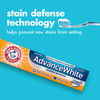 ARM & HAMMER Advanced White Extreme Whitening Toothpaste, TRIPLE PACK (Contains Three 6 Ounce Tubes) -Clean Mint - Fluoride Toothpaste (Pack of 3)