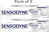 Sensodyne Toothpaste With Novamin, Repair & Protect, Whitening Toothpaste, 75 ml (pack of 2)