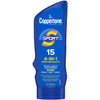 Coppertone SPORT Sunscreen SPF 15, Water Resistant Sunscreen Lotion, Broad Spectrum SPF 15 Sunscreen, 7 Fl Oz (Packaging May Vary)