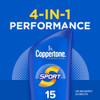 Coppertone SPORT Sunscreen SPF 15, Water Resistant Sunscreen Lotion, Broad Spectrum SPF 15 Sunscreen, 7 Fl Oz (Packaging May Vary)