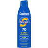 Coppertone SPORT Sunscreen Spray SPF 70, Water Resistant, Continuous Spray Sunscreen, Broad Spectrum SPF 70 Sunscreen, 5.5 Oz Spray (Packaging May Vary)