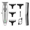 Kemei Professional Beard/Hair Trimmer with 0mm Bald Blade Hair Clippers for Men Stylists and Barbers Cordless Rechargeable Quiet