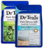 Dr Teal's Epsom Salt Bath Combo Pack (6 lbs Total), Relax & Relief with Eucalyptus & Spearmint, and Detoxify & Energize with Ginger & Clay